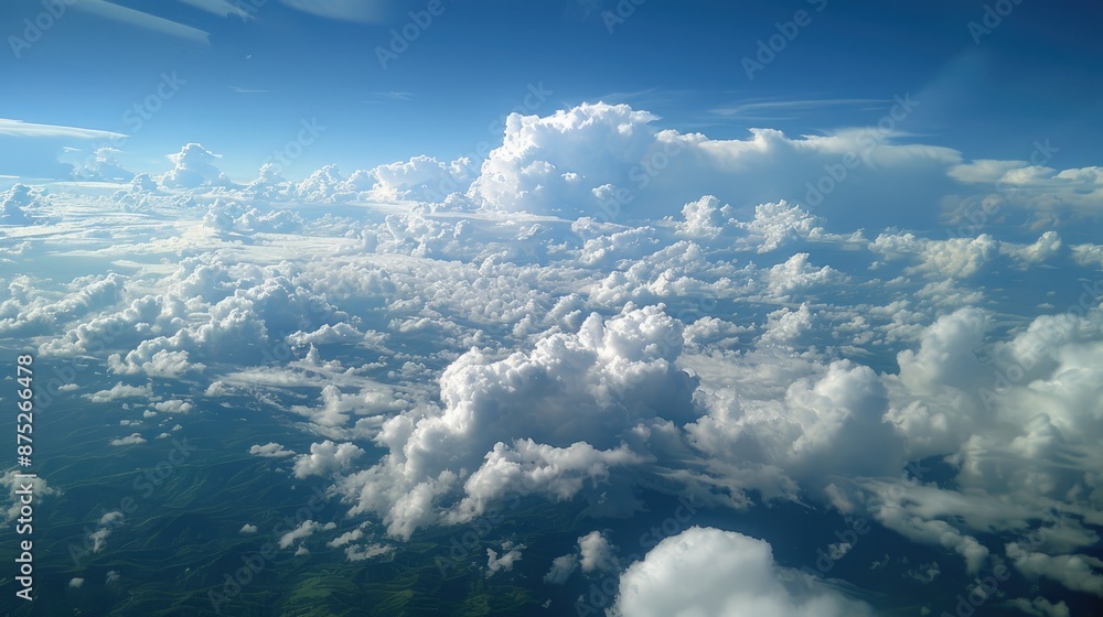 Fototapeta premium Beautiful View of the Sky with Elegance