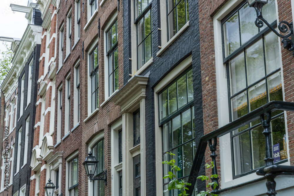 Fototapeta premium Dutch Amsterdam facades