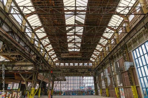 Roof of the warehouses NDSM Amsterdam