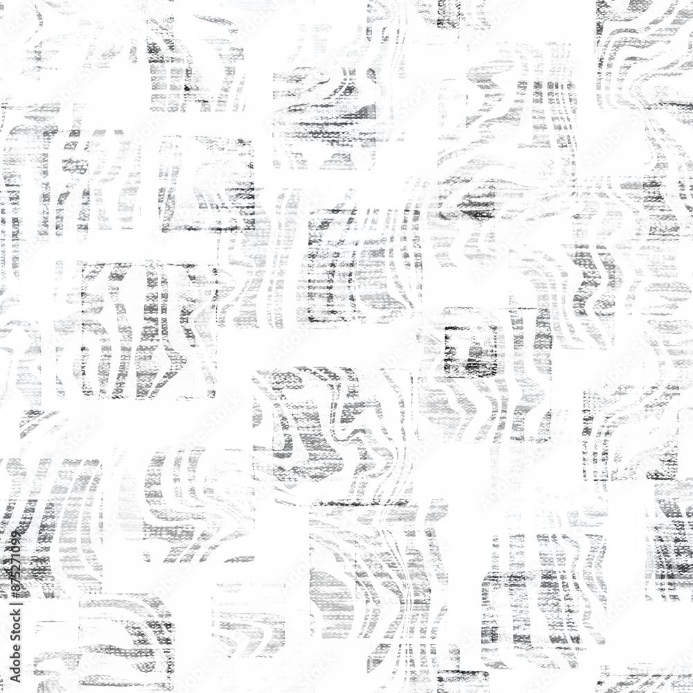 Contemporary art seamless pattern background. Abstract grunge square geometric shapes Contemporary art seamless pattern background. Abstract grunge square geometric shapes
