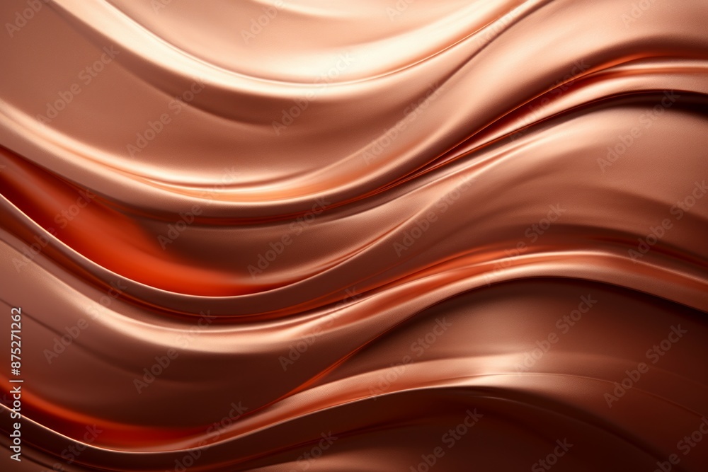 Obraz premium Copper Material Structure Background - Generative AI