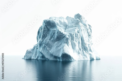 Iceberg Adrift in the Sea