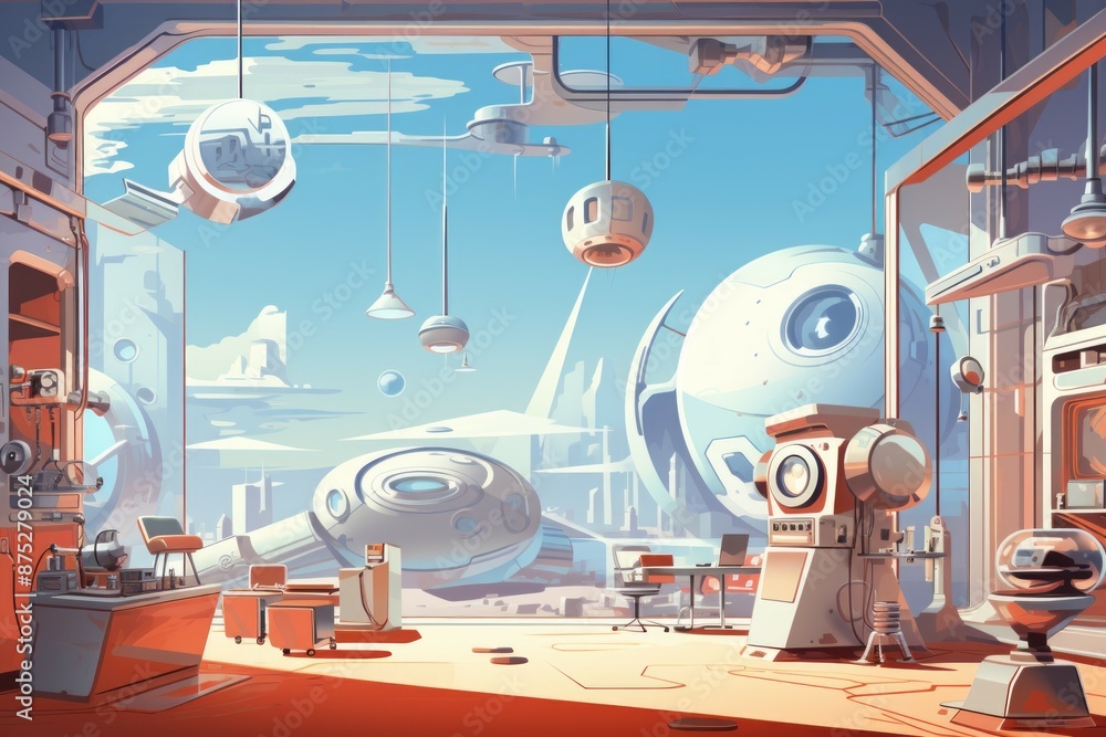 Obraz premium Aluminum Material Structure Background - Generative AI