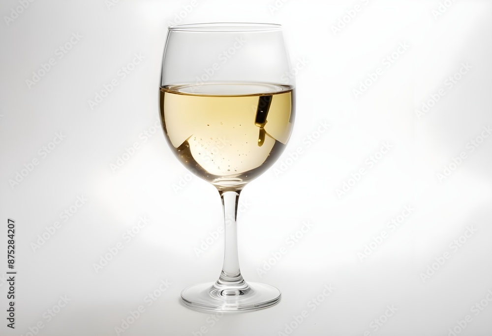 White wine glass isolated on white background
White wine glass isolated on white background