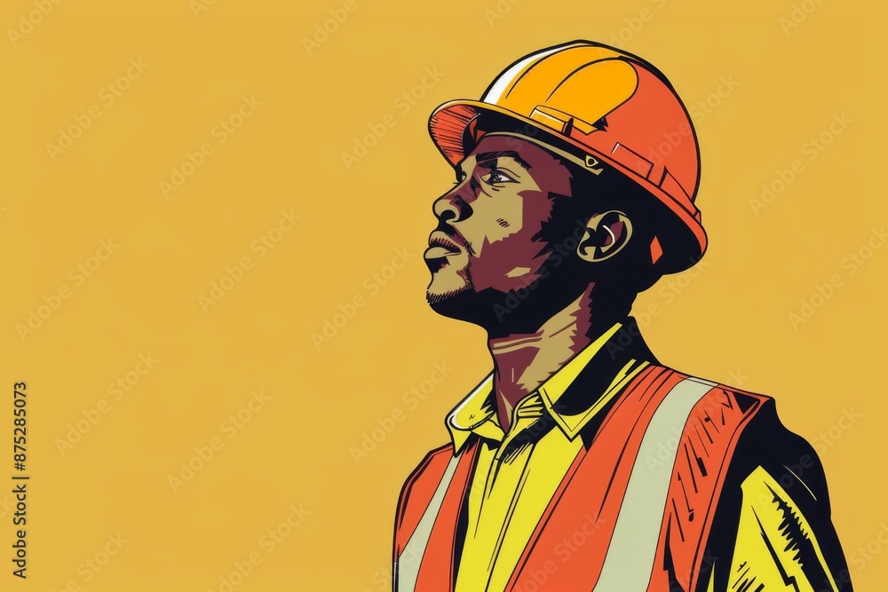 A person wearing a hard hat and safety vest, indicating their occupation in construction or engineering. The individual is standing in a construction site with a blurred background. A person wearing a hard hat and safety vest, indicating their occupation in construction or engineering. The individual is standing in a construction site with a blurred background.