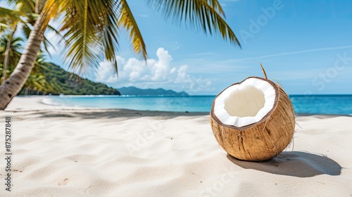 Wallpaper Mural coconut on the beach Torontodigital.ca