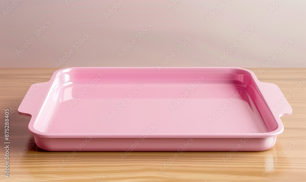 Pink Rectangular Tray main image 1