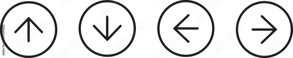 Arrow icon illustration Arrow icon illustration