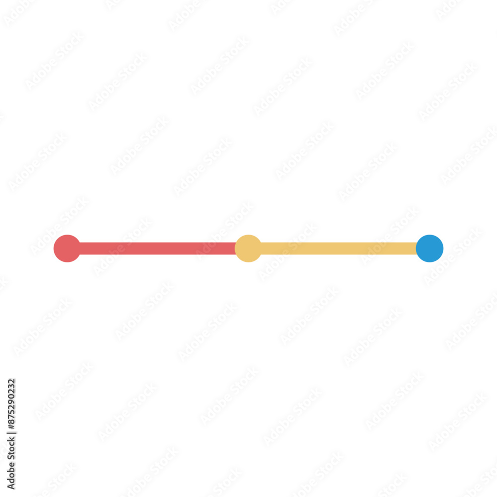 Colorful Timeline Graph Colorful Timeline Graph