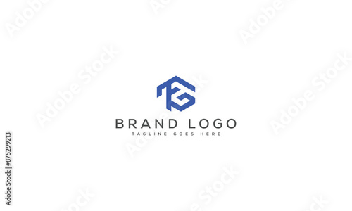 Free Download letter TG logo design vector template design for brand. - GFXLoad