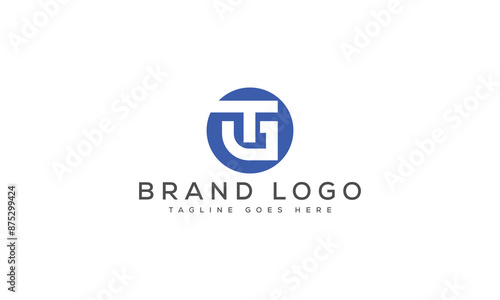 Free Download letter TG logo design vector template design for brand. - GFXLoad