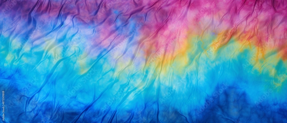 Fototapeta premium Tie-Dye Material Structure Background - Generative AI