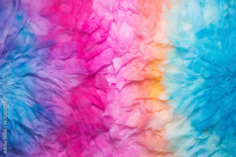 Tie-Dye Material Structure Background - Generative AI Tie-Dye Material Structure Background - Generative AI