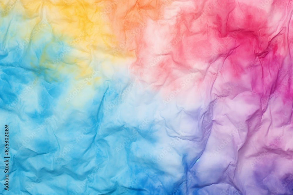 Obraz premium Tie-Dye Material Structure Background - Generative AI