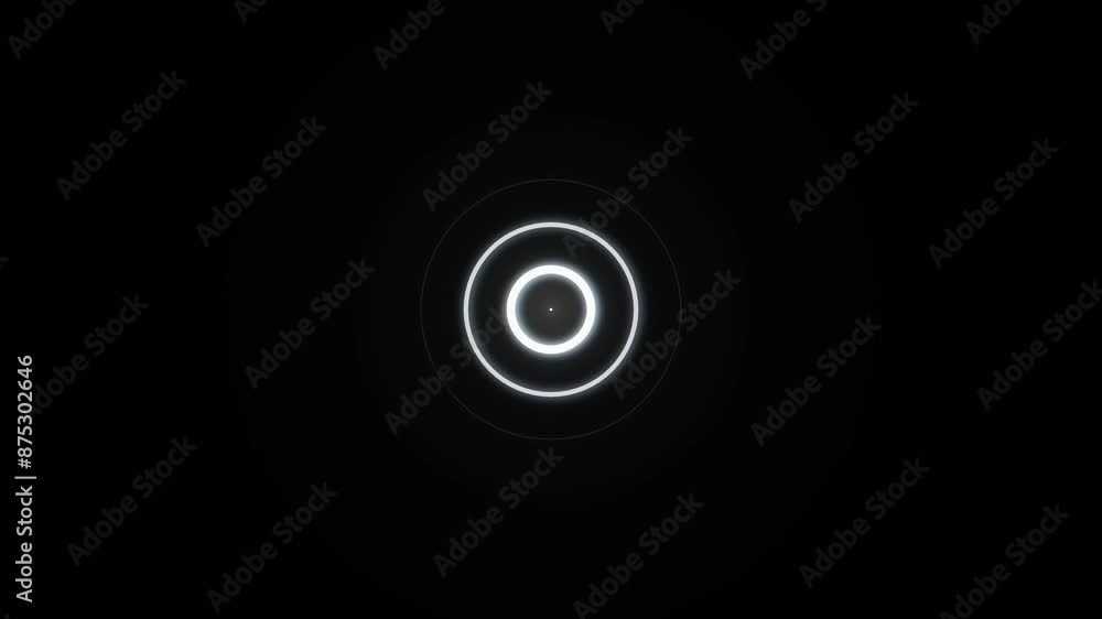 Abstract futuristic radio waves signal animation and seamless loop circle background. Abstract futuristic radio waves signal animation and seamless loop circle background.