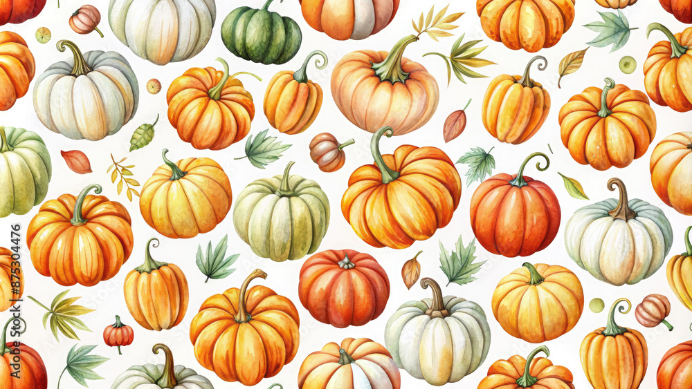 seamless pattern with pumpkins, autumn, fall, color background, october, harvest, design, wallpaper, ornament, fabric, illustration, cartoon, style, drawing, decor, backdrop, halloween, festive, art seamless pattern with pumpkins, autumn, fall, color background, october, harvest, design, wallpaper, ornament, fabric, illustration, cartoon, style, drawing, decor, backdrop, halloween, festive, art