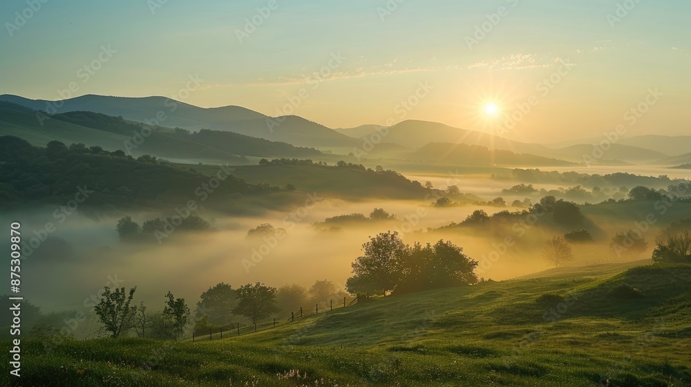 Scenic Morning Views of Nature Scenic Morning Views of Nature