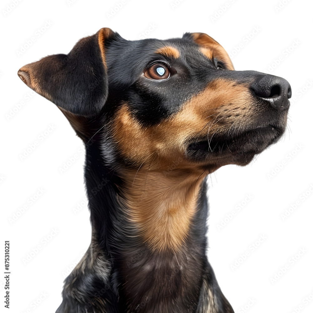 indian pariah dog isolated on white background genrated by AI
indian pariah dog isolated on white background genrated by AI