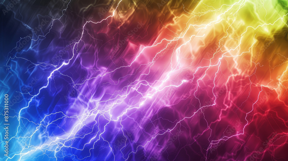 abstract rainbow lightning background abstract rainbow lightning background