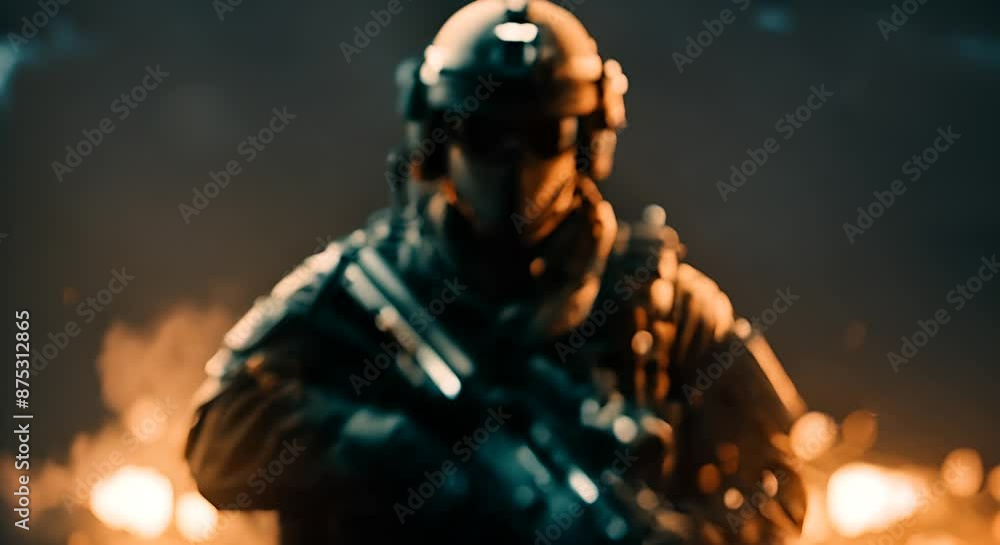 Modern soldiers in full gear facing camera in dark setting Concept Soldiers Moden Full Gear Dark Setting Intimidating Poses 4k animation Modern soldiers in full gear facing camera in dark setting Concept Soldiers Moden Full Gear Dark Setting Intimidating Poses 4k animation