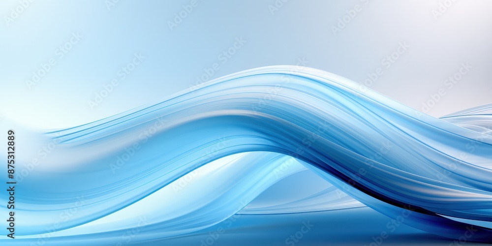 Abstract Blue Wave Background Abstract Blue Wave Background