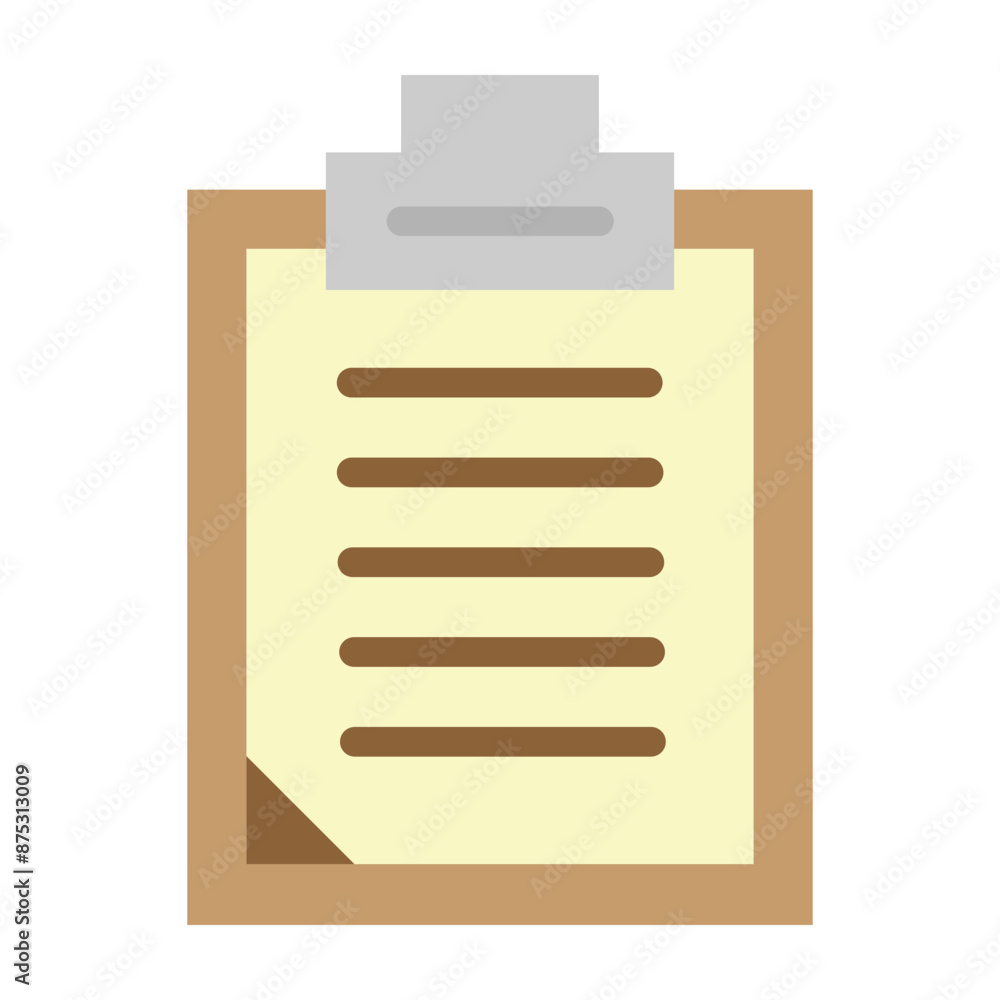 Clipboard (for order details) Vector Flat Icon Design Clipboard (for order details) Vector Flat Icon Design