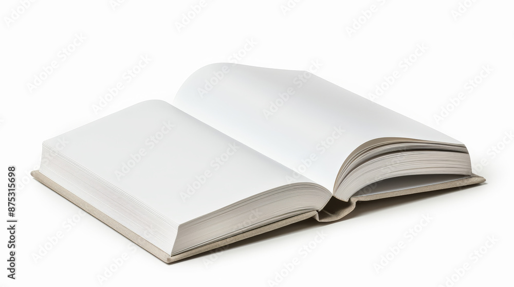 open book with blank pages open book with blank pages