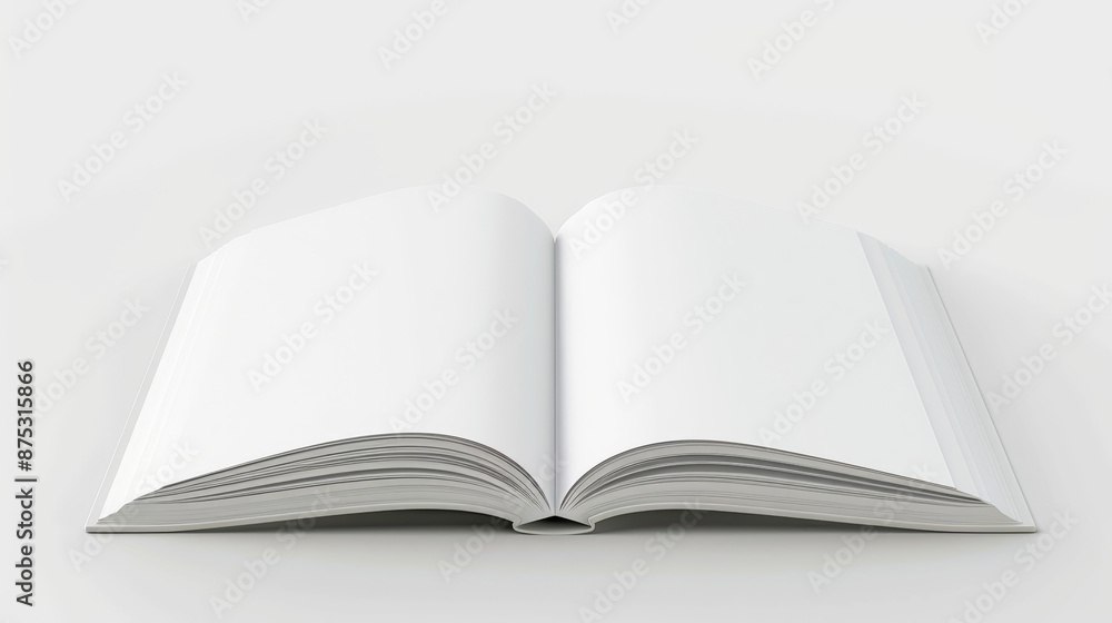 open book with blank pages open book with blank pages