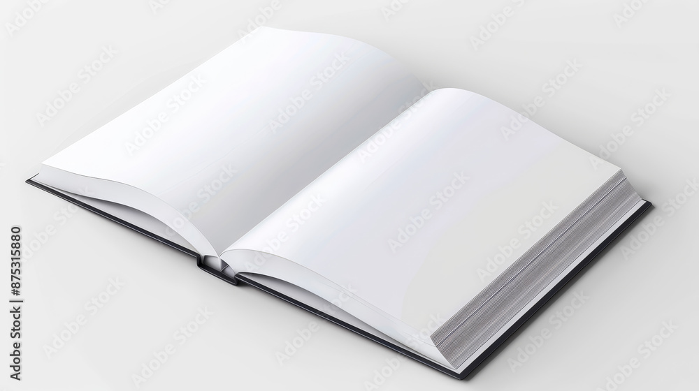 open book with blank pages open book with blank pages