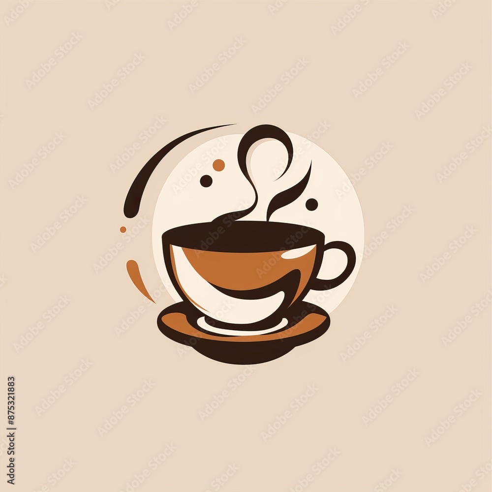 Obraz premium isolated Coffee logo minimalism concept