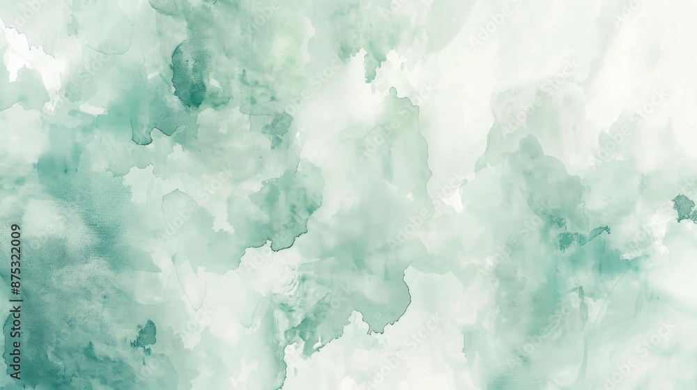 Soft jade blue and moon shadow white watercolor background for elegant brand book with an abstract and ecological concept Soft jade blue and moon shadow white watercolor background for elegant brand book with an abstract and ecological concept