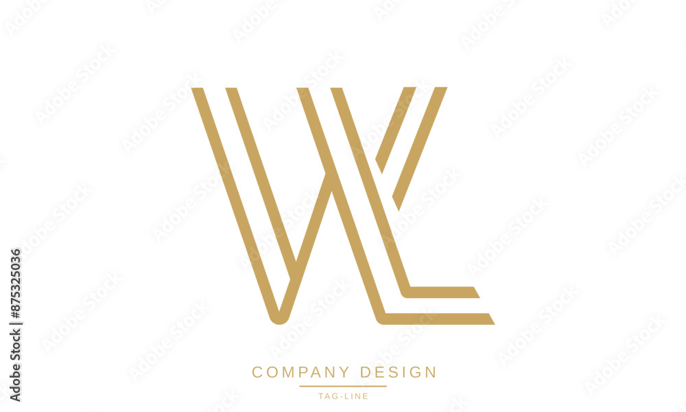 WL, LW, W, L Abstract Letters Logo Monogram design Font Icon Vector WL, LW, W, L Abstract Letters Logo Monogram design Font Icon Vector