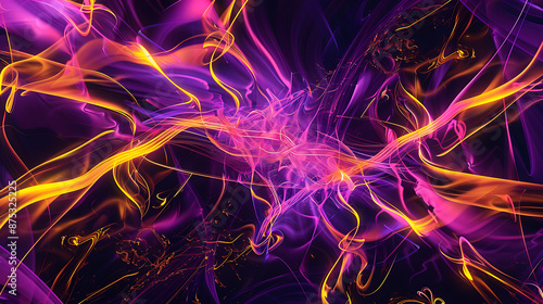 Electric Pink and Yellow Vortex © Artistic Visions