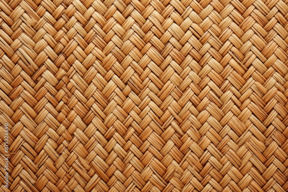 Rattan Material Structure Background - Generative AI Rattan Material Structure Background - Generative AI