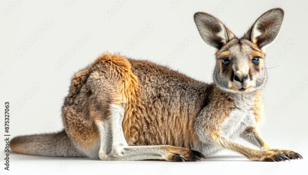 Red Kangaroo Posing for a Portrait Red Kangaroo Posing for a Portrait