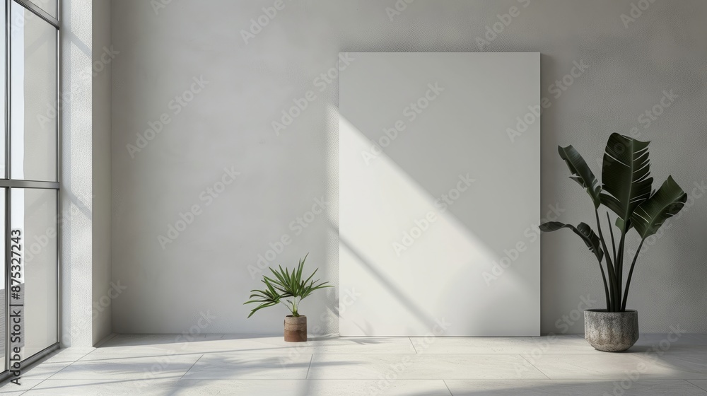 Minimalist frame mockup for premium presentations Minimalist frame mockup for premium presentations