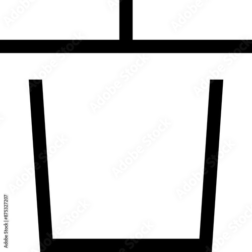 Icon about trash bin
