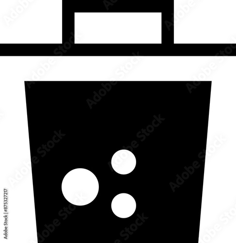 Icon about trash bin
