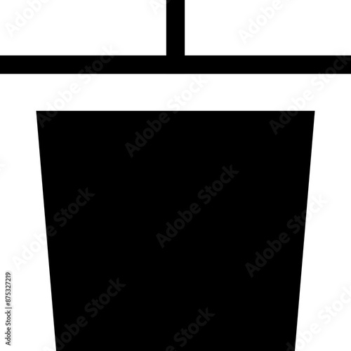 Icon about trash bin
