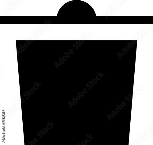 Icon about trash bin
