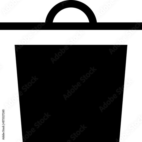 Icon about trash bin
