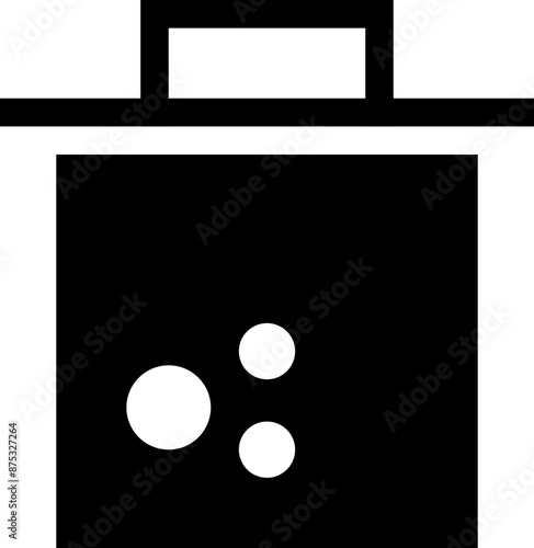 Icon about trash bin
