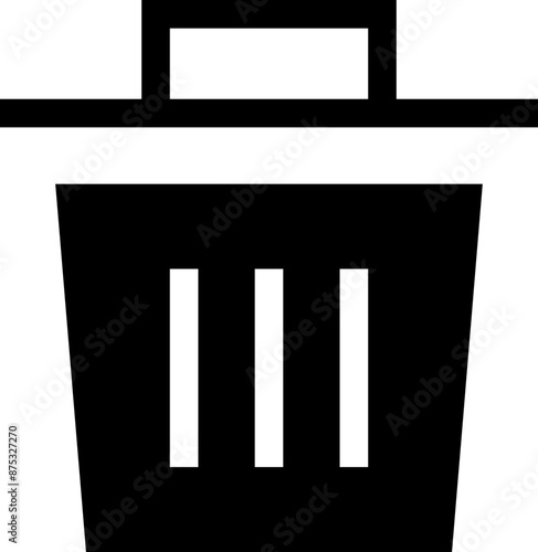 Icon about trash bin
