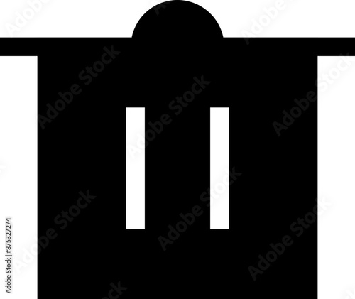 Icon about trash bin
