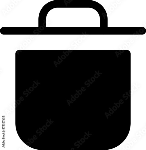 Icon about trash bin
