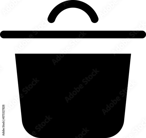 Icon about trash bin
