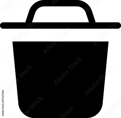 Icon about trash bin
