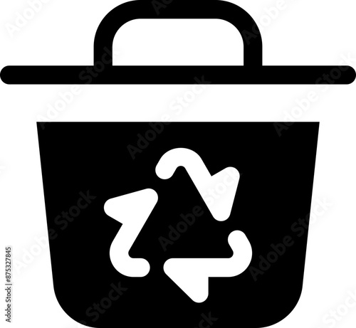 recycle trash bin Icon
