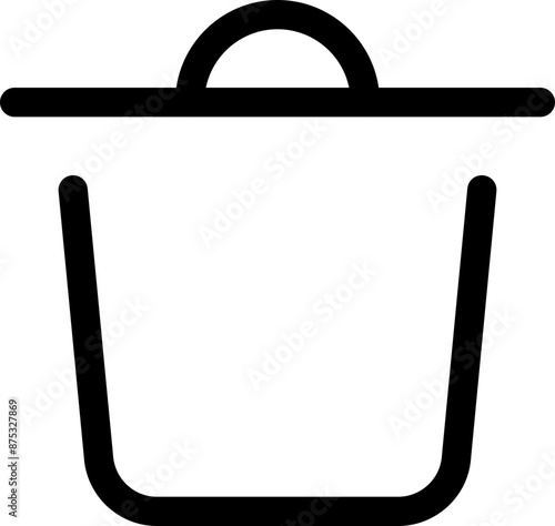 Icon about trash bin
