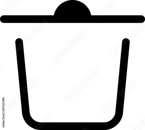 Icon about trash bin
